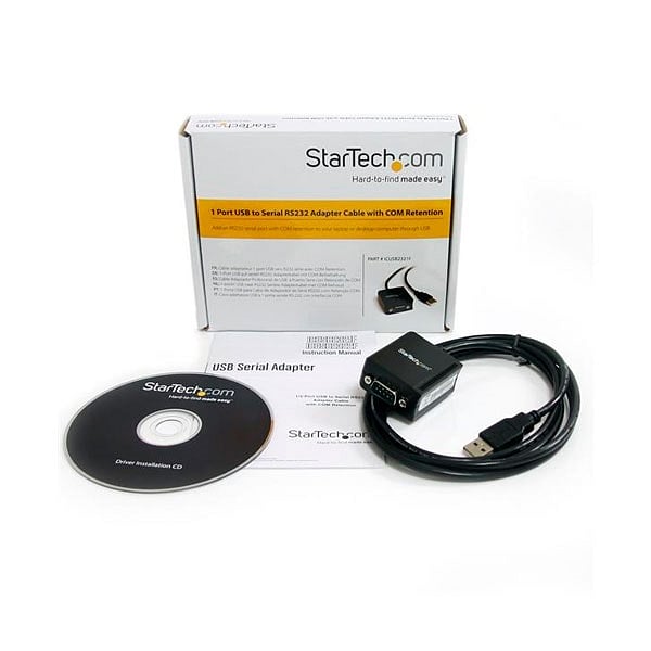 StarTechcom Cable 18m USB a Puerto Serie Serial RS232 DB9