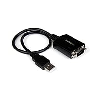 StarTech.com USB a 1 puerto serie RS232 DB9 30CM – Adaptador