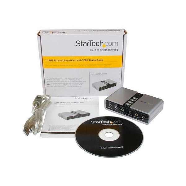 StarTechcom T Sonido 71 USB Externa  Tarjeta de sonido
