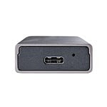 StarTechcom Caja Externa USBC para NVMe o SSD M2 PCIESATA  NGFF