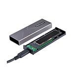 StarTechcom Caja Externa USBC para NVMe o SSD M2 PCIESATA  NGFF
