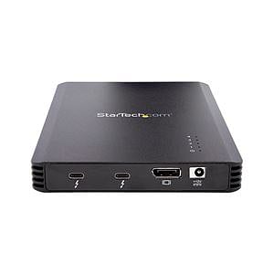 StarTechcom Caja Thunderbolt 3 con 4 Bahías M2 NVMe SSD 40Gbps PCIe