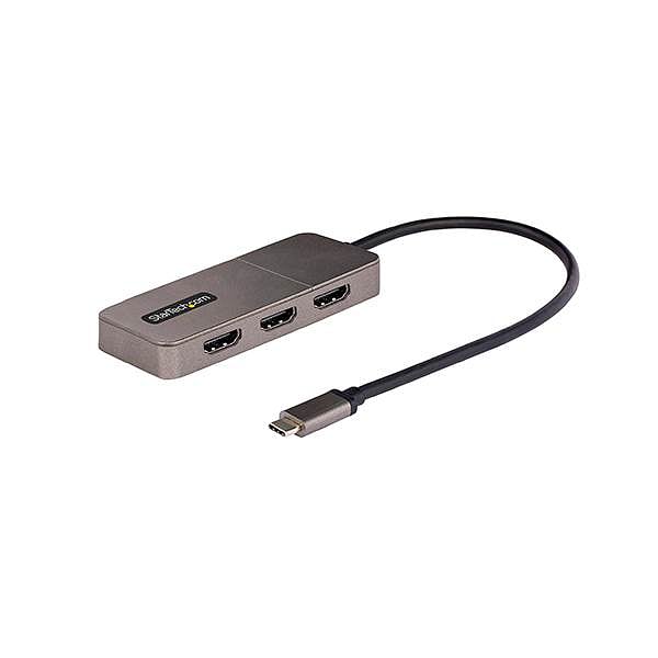 StarTechcom Hub MST USBC de 3 Puertos HDMI  4K 60Hz  DP 14 DSC