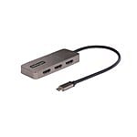 StarTechcom Hub MST USBC de 3 Puertos HDMI  4K 60Hz  DP 14 DSC