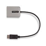 StarTechcom Hub Multiplicador MST de 2 Puertos DisplayPort  Divisor DP