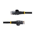 StarTechcom Cable de Red Ethernet CAT6 UTP sin Enganches  Negro  50cm
