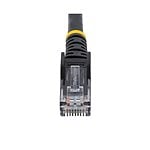 StarTechcom Cable de Red Ethernet CAT6 UTP sin Enganches  Negro  50cm