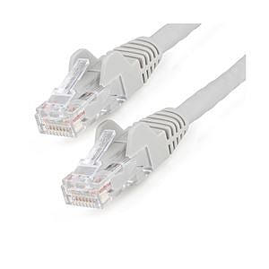 StarTechcom Cable de Red Ethernet CAT6 UTP  sin Enganches  Gris  50cm