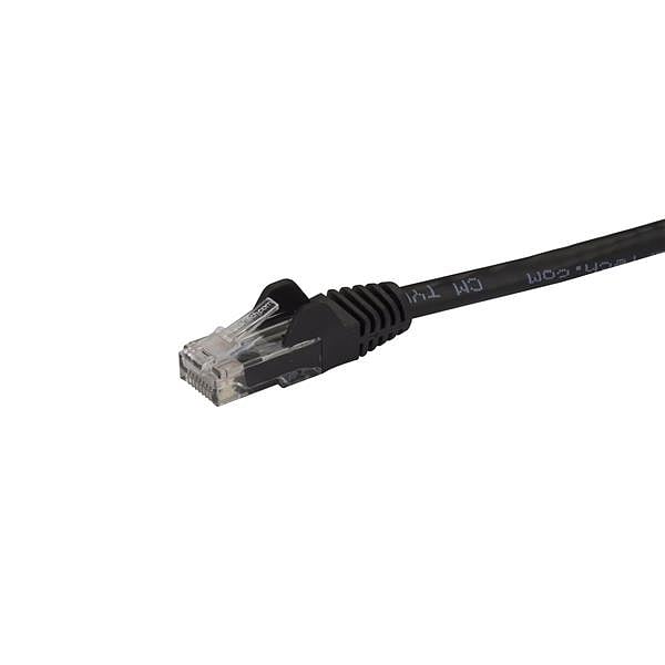 Startech latiguillo 3 M negro CAT6 UTP  Cable de red