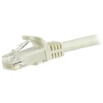 Startech latiguillo 3 M blanco CAT6 UTP  Cable de red