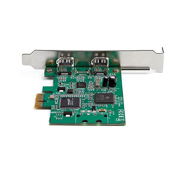 StarTechcom Tarjeta PCI Express de 2 Puertos FireWire  1394a