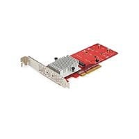 StarTech.com Tarjeta Adaptador PCI Express x8 para Dos SSD M.2 NVMe