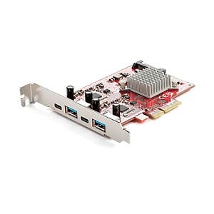 StarTechcom Tarjeta PCIe 4 Puertos USB 31 2x USBC 2x USBA  Tipo C