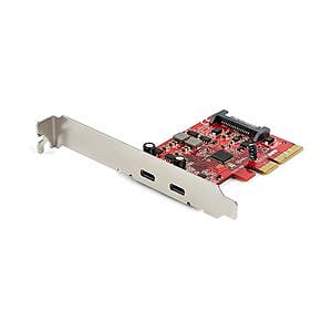 StarTechcom Tarjeta Adaptadora PCI Express 2 Puertos USBC 31 G2 10Gb