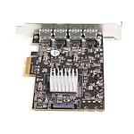 StarTechcom Tarjeta PCI Express USB 32 Gen 2 de 4 Puertos 2 Chipsets