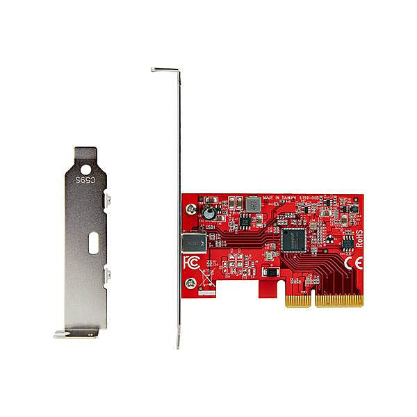 StarTechcom Tarjeta PCIe 30 x4 de 1 Puerto USB C USB 32 2x2