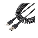 StarTechcom Cable 50cm de Carga USB A a USB C USB Tipo C Rizado USB 20