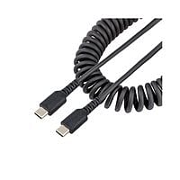 StarTech.com Cable de 50cm de Carga USB C, USB Tipo C Rizado USB 2.0