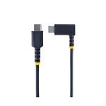 StarTechcom Cable 30cm USB C de Carga Acodado PD 60W  USB 20  Tipo C