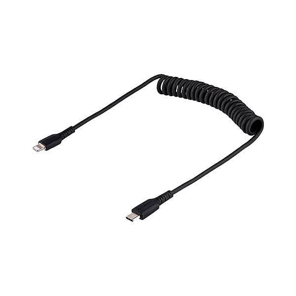 StarTechcom Cable 1m USBC a Lightning Rizado MFi USB Tipo C para iPhone