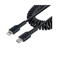 StarTech.com Cable 50cm USB-C a Lightning Rizado MFi USB Tipo C de iPhone