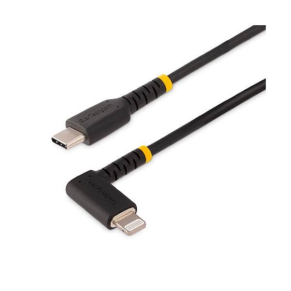 StarTechcom Cable de 1m USBC a Lightning Acodado  Certificado con MFi