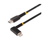 StarTechcom Cable de 1m USBC a Lightning Acodado  Certificado con MFi