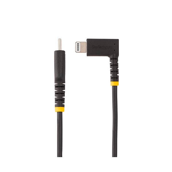 StarTechcom Cable de 1m USBC a Lightning Acodado  Certificado con MFi
