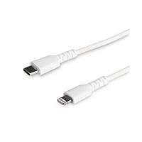 StarTech.com Cable USB-C a Lightning Resistente de 1 m - de Color Blanco
