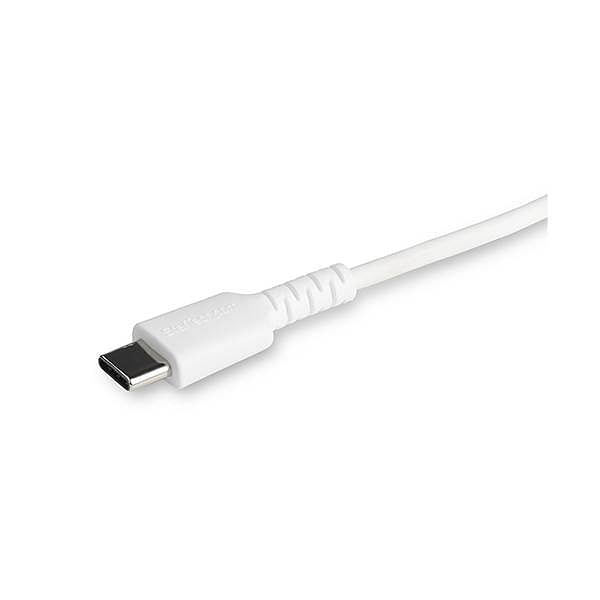 StarTechcom Cable USBC a Lightning Resistente de 2 m  de Color Blanco