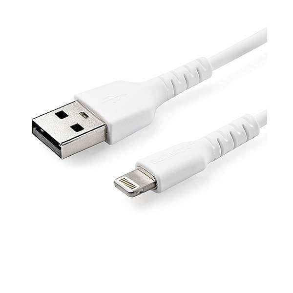 StarTechcom Cable USBA a Lightning Resistente de 1 m  Color Blanco