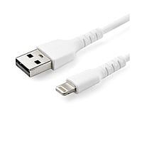 StarTech.com Cable USB-A a Lightning Resistente de 1 m - Color Blanco