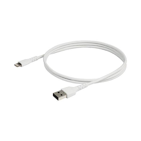 StarTechcom Cable USBA a Lightning Resistente de 1 m  Color Blanco