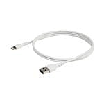 StarTechcom Cable USBA a Lightning Resistente de 1 m  Color Blanco