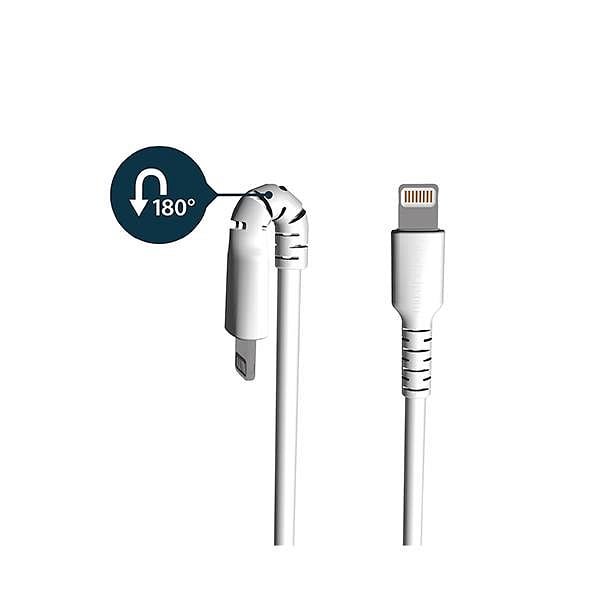 StarTechcom Cable USBA a Lightning Resistente de 1 m  Color Blanco