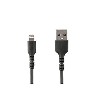 StarTechcom Cable USBA a Lightning Resistente de 1 m  Color Negro
