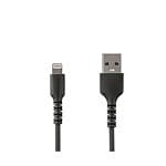 StarTechcom Cable USBA a Lightning Resistente de 2 m  Color Negro