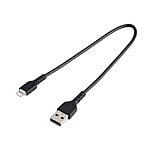 StarTechcom Cable USBA a Lightning Resistente de 30 cm  de Color Negro