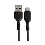 StarTechcom Cable USBA a Lightning Resistente de 30 cm  de Color Negro