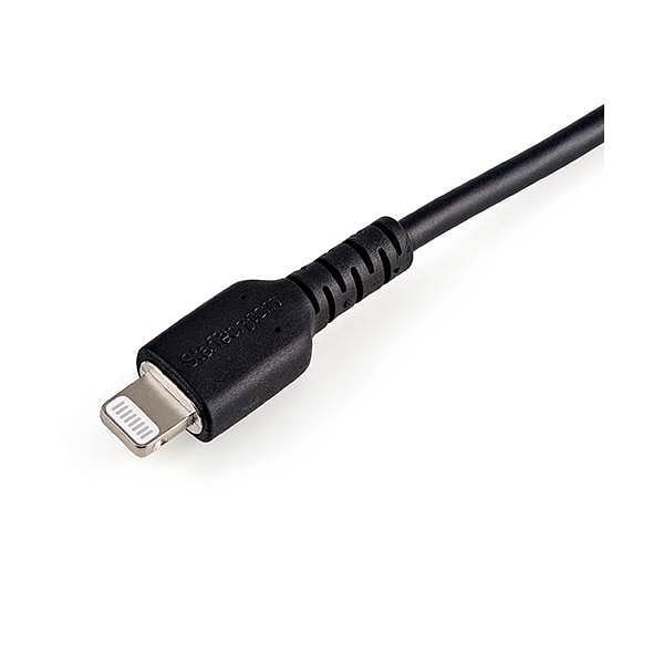 StarTechcom Cable USBA a Lightning Resistente de 30 cm  de Color Negro