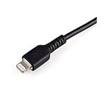 StarTechcom Cable USBA a Lightning Resistente de 30 cm  de Color Negro