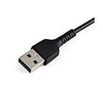 StarTechcom Cable USBA a Lightning Resistente de 30 cm  de Color Negro