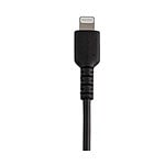 StarTechcom Cable USBA a Lightning Resistente de 30 cm  de Color Negro