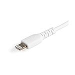 StarTechcom Cable USBA a Lightning Resistente de 30 cm  Color Blanco