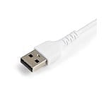 StarTechcom Cable USBA a Lightning Resistente de 30 cm  Color Blanco