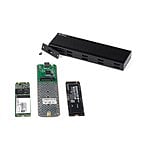 StarTechcom Caja Externa USB a SSD M2 SATA PCIe NVMe NGFF  USBC  USBA