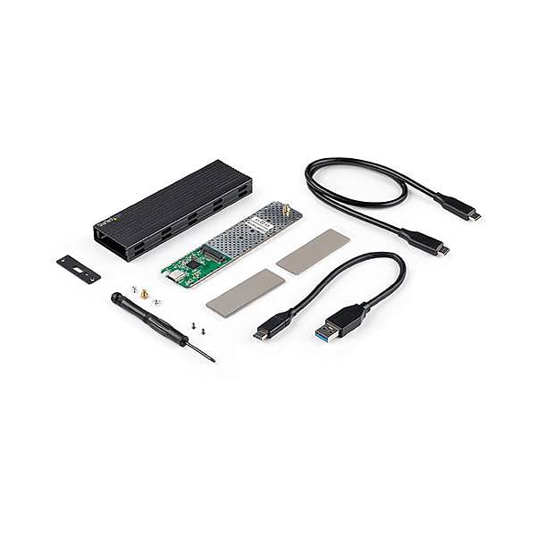 StarTechcom Caja Externa USB a SSD M2 SATA PCIe NVMe NGFF  USBC  USBA