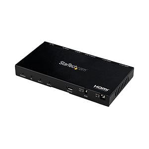 StarTechcom Divisor HDMI 2 Puertos 4K 60Hz con Escalador Incorporado