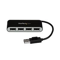 StarTech.com Hub Ladron USB 2.0 4 Puertos con Cable Integrado