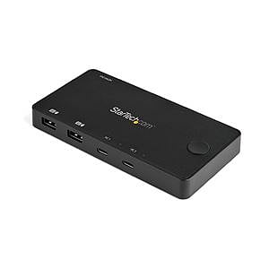 StarTechcom Switch Conmutador KVM USB Tipo C 2 Puertos HDMI  USB Type C